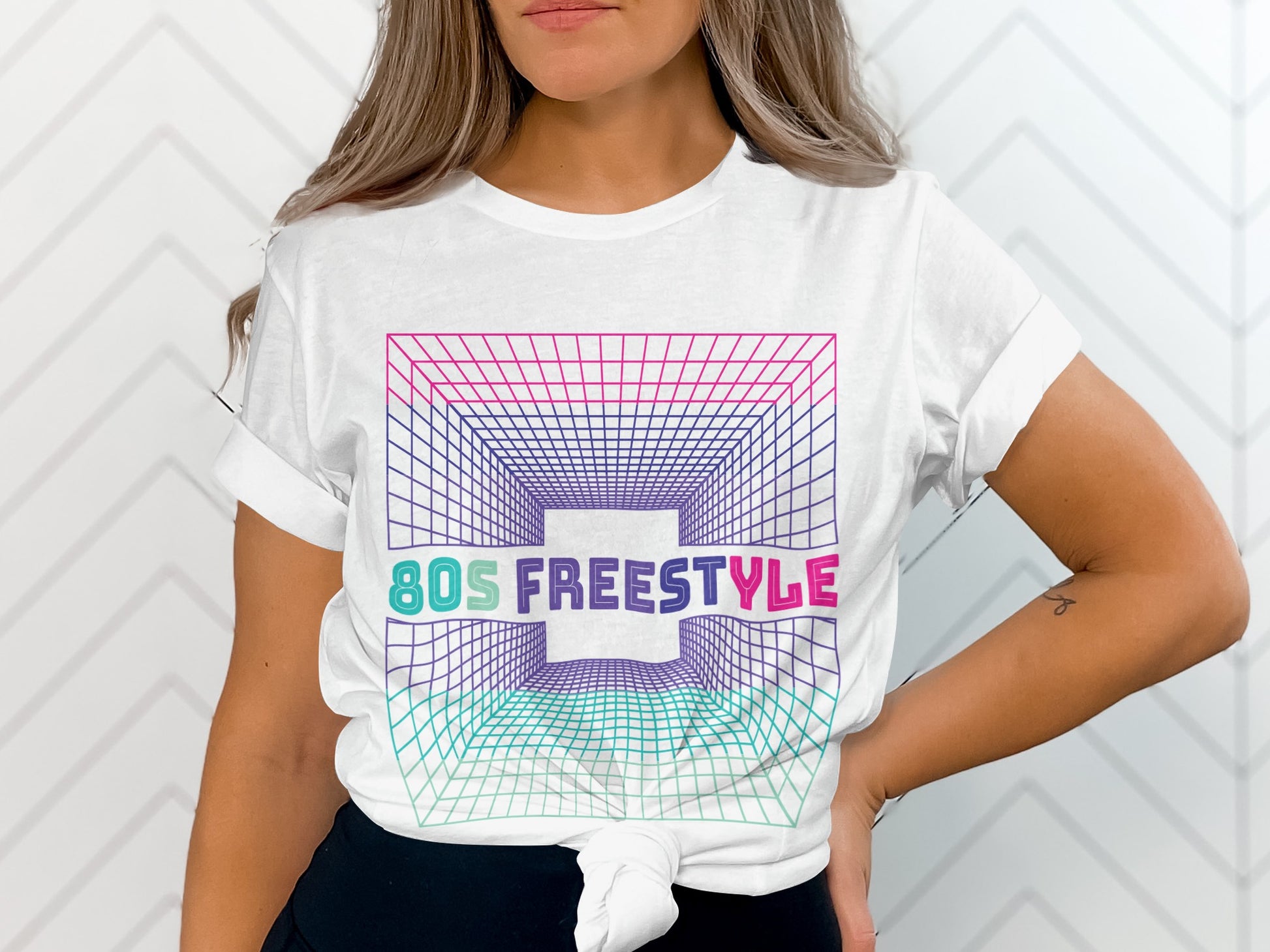 80s Freestyle Retro Graphic Tee Shirt