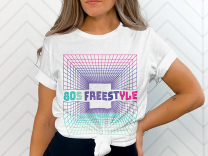 80s Freestyle Retro Graphic Tee Shirt