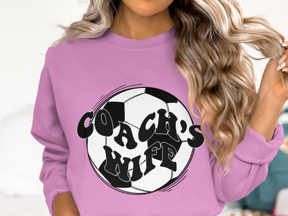 Fun Coach's Wife Soccer Themed Apparel