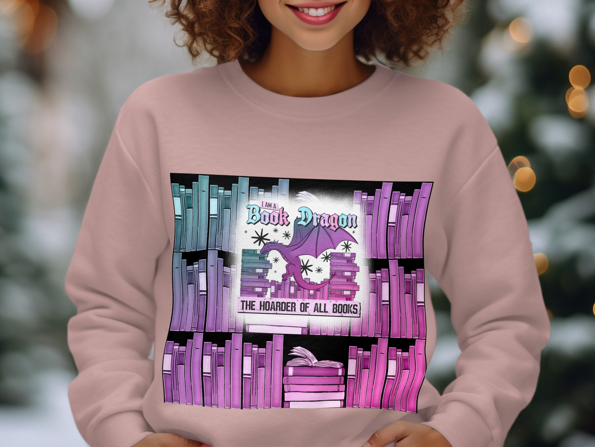 Book Dragon The Hoarder of All Books! Sweatshirt