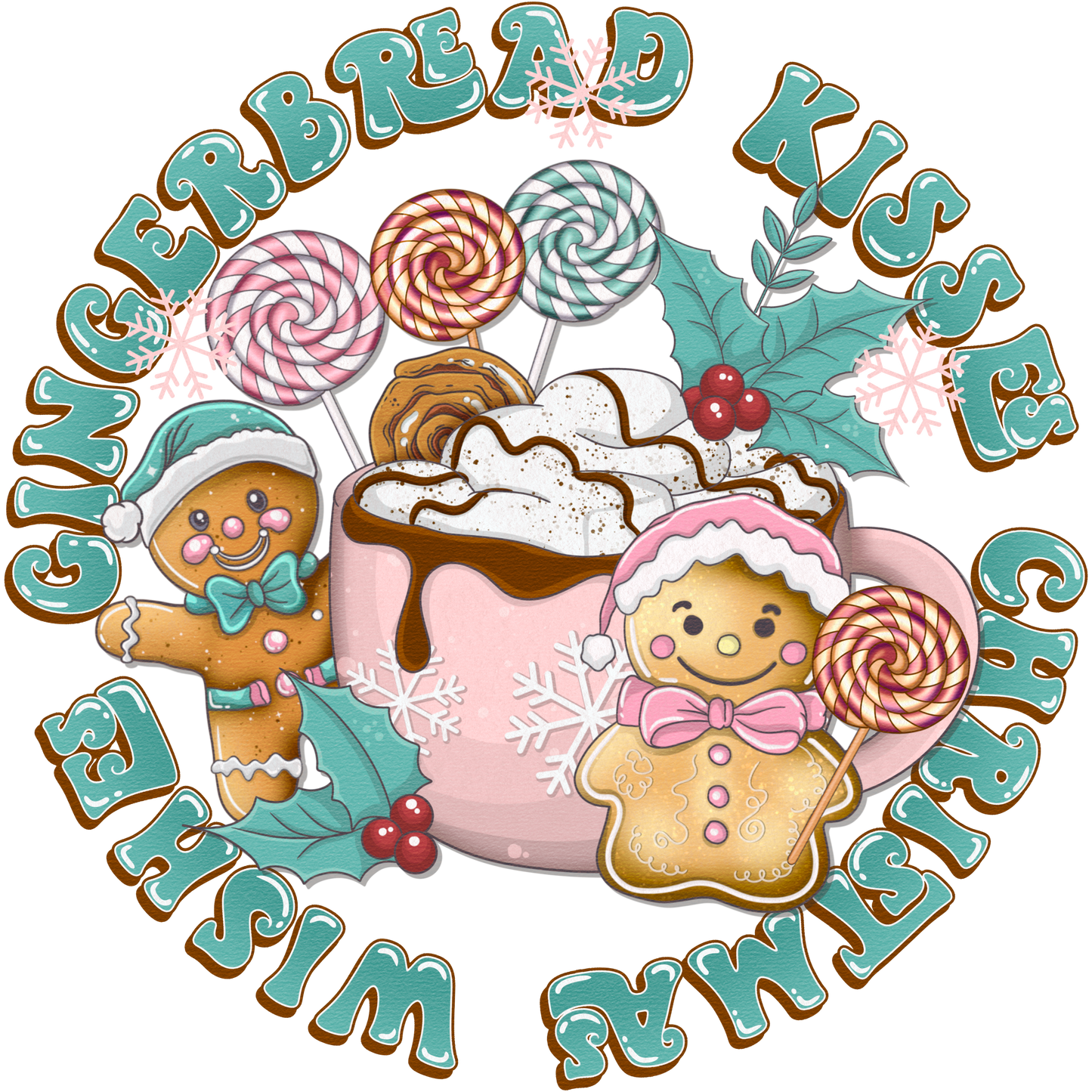 Wishing You A Gingerbread Kisses Christmas product