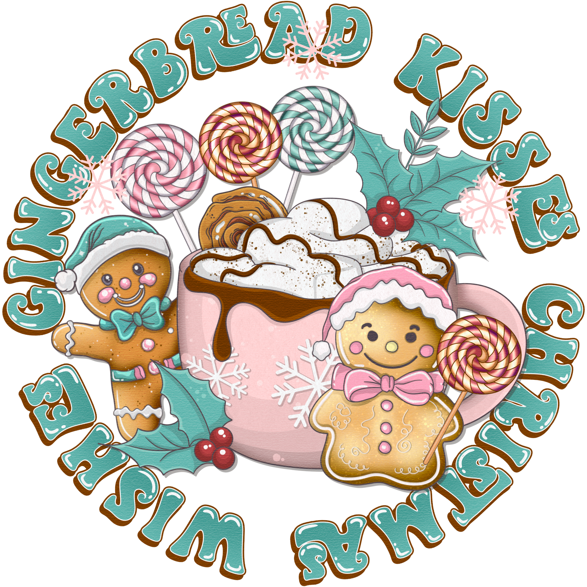 Wishing You A Gingerbread Kisses Christmas product