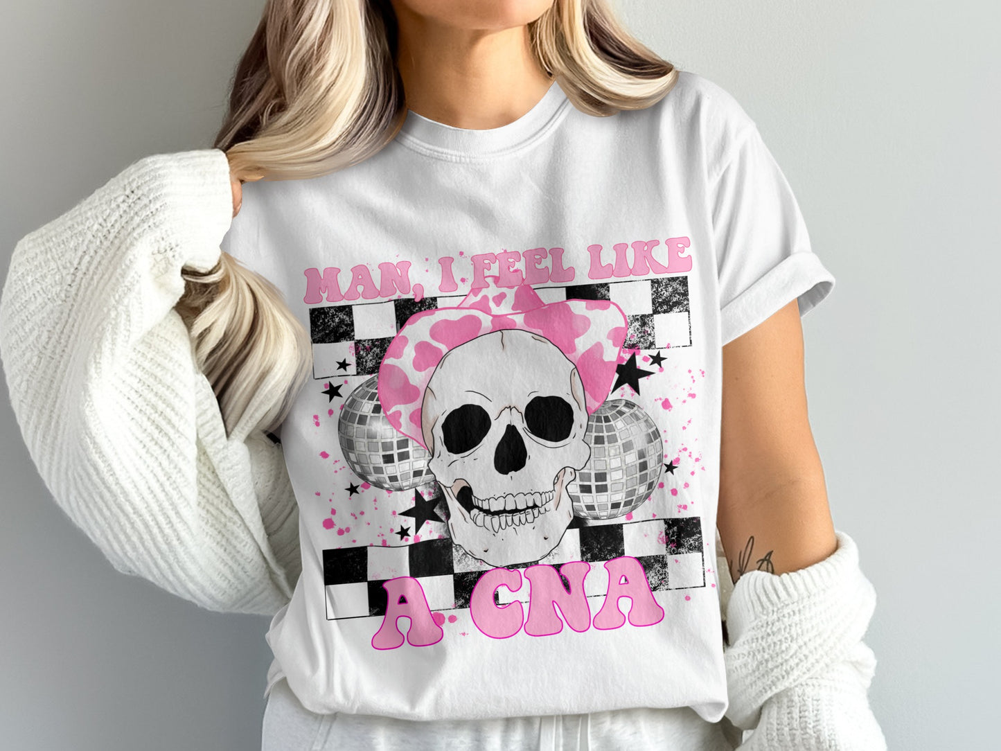 Man I Feel Like a CNA Graphic T-shirt