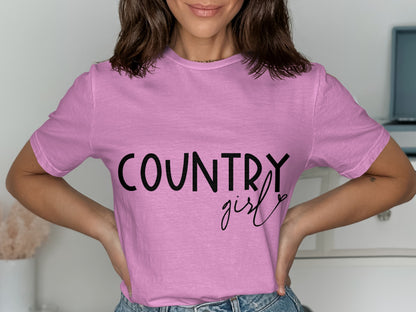 Stylish Country Girl Graphic Tee for Everyday Wear