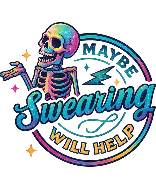 Maybe Swearing Will Help Brightly Colored Design