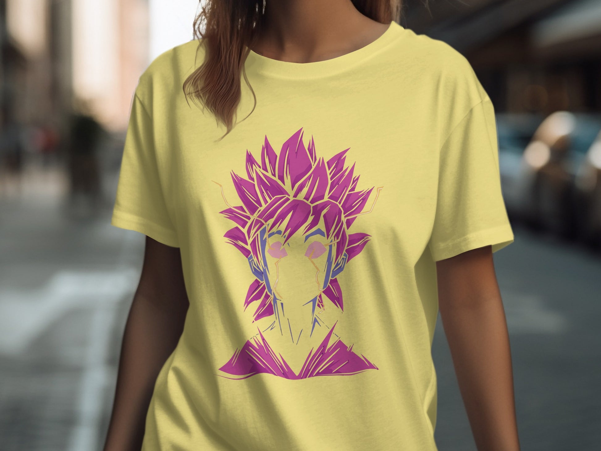 Stylish Anime Character Graphic Printed T-shirt