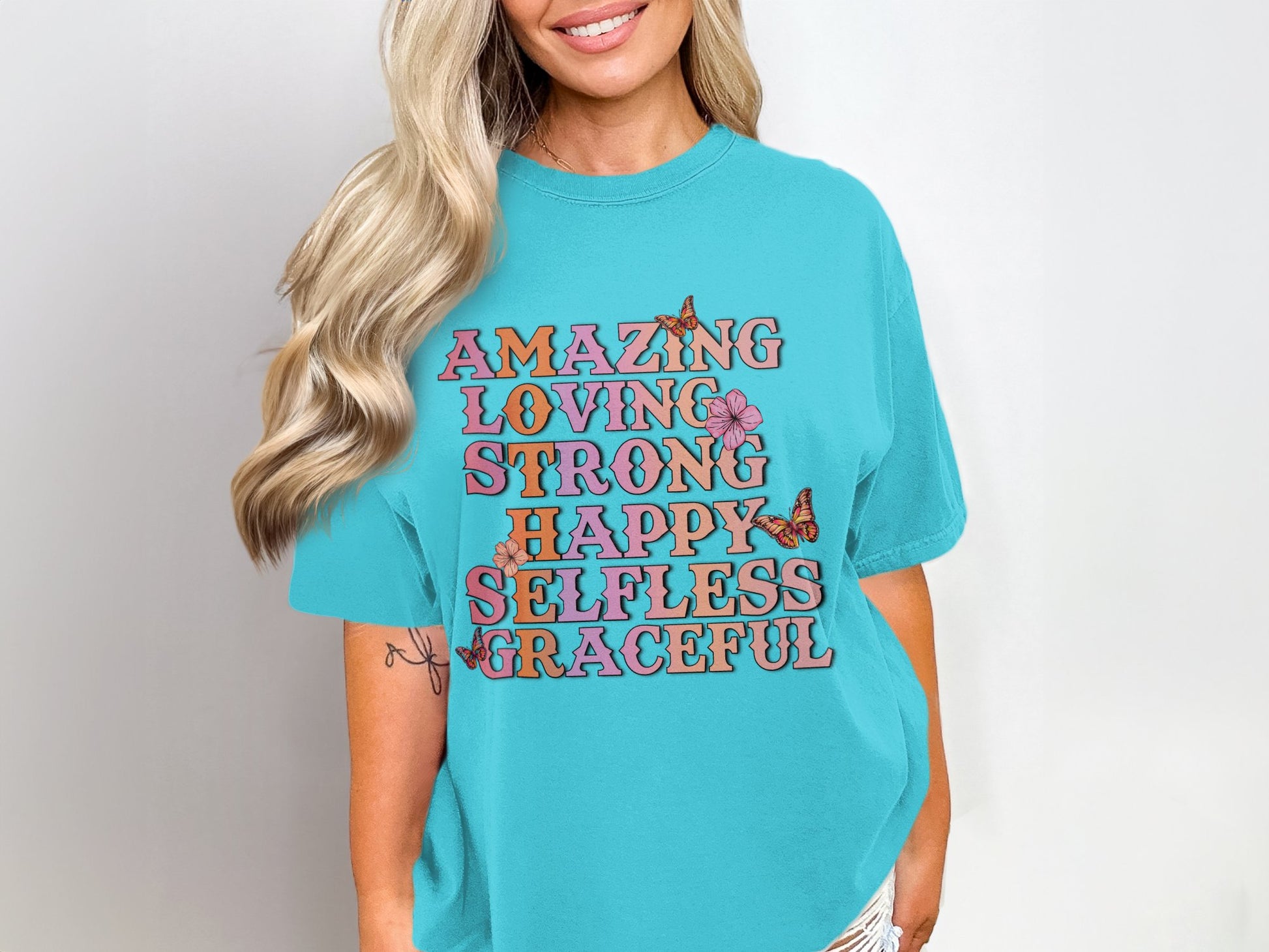 Amazing Loving Strong Happy Selfless Graceful Shirt