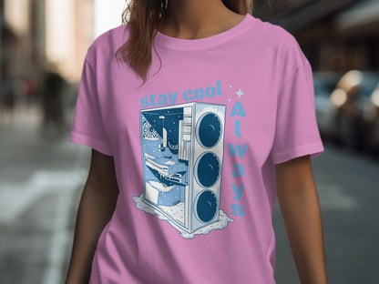 Stay Cool Always Design Graphic T-shirt