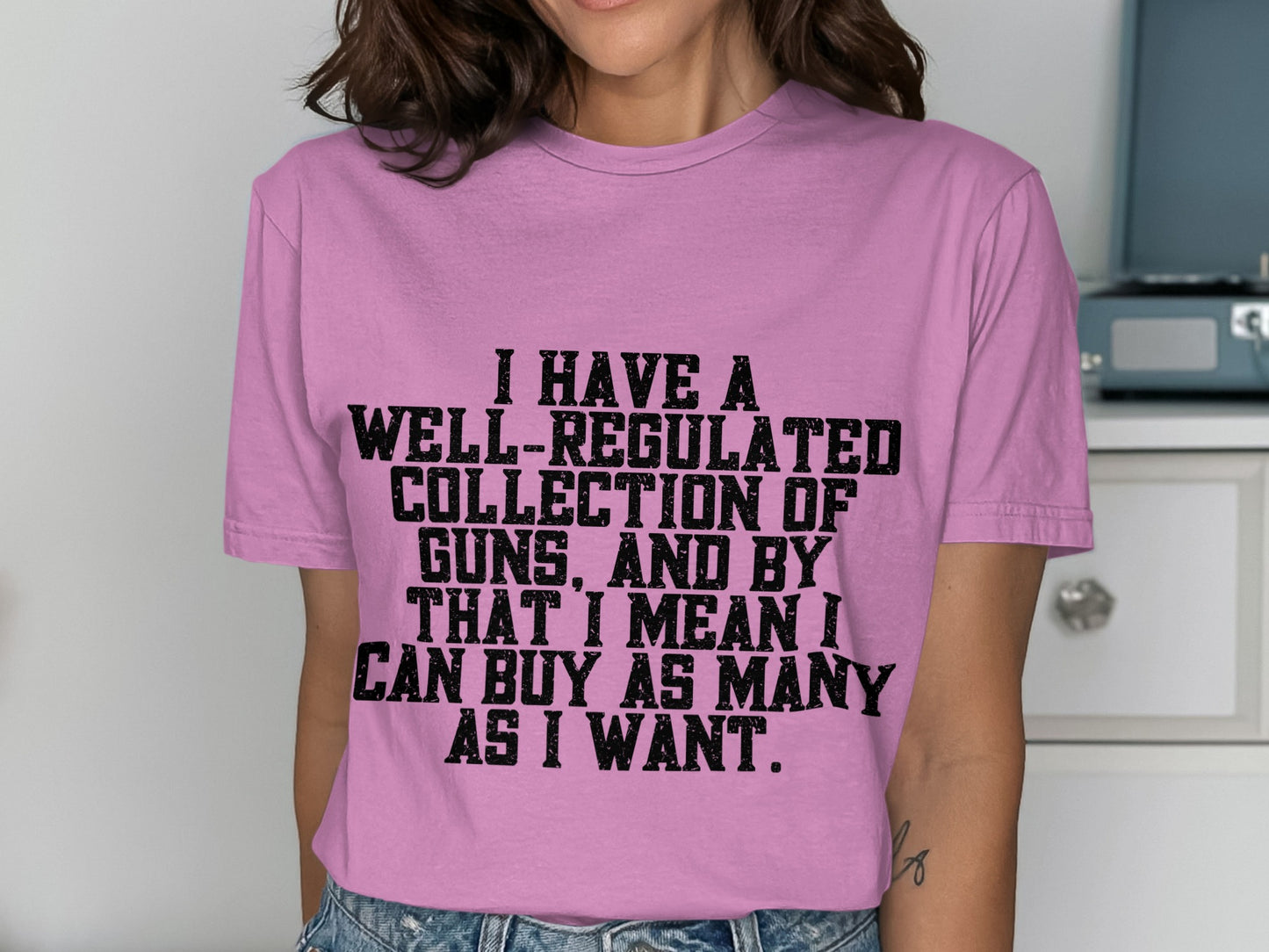 I Have a Well-Regulated Collection of Guns T-shirt