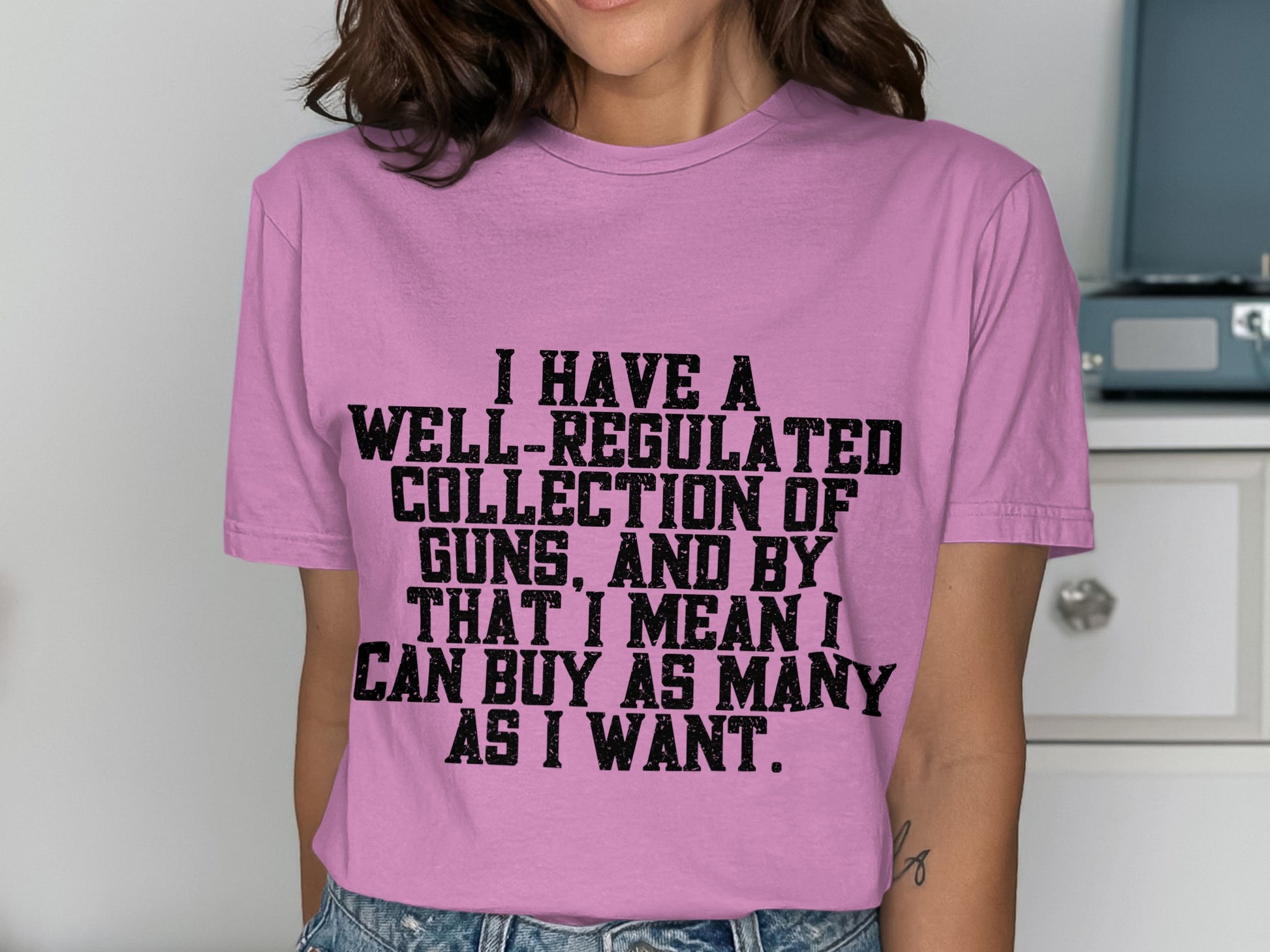 I Have a Well-Regulated Collection of Guns T-shirt