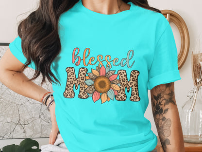 Blessed Mom Graphic Tee for Stylish Moms