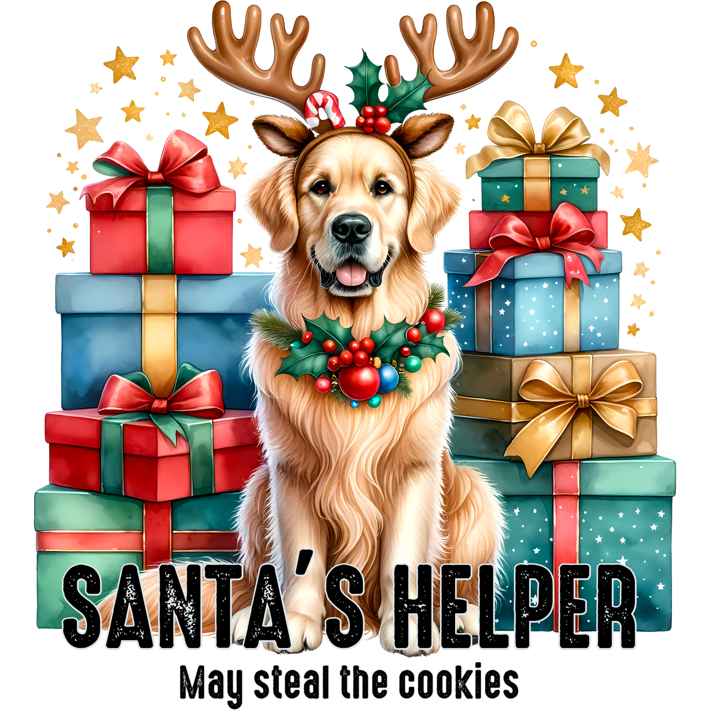 Santa's Helper May Steal The Cookies gift image