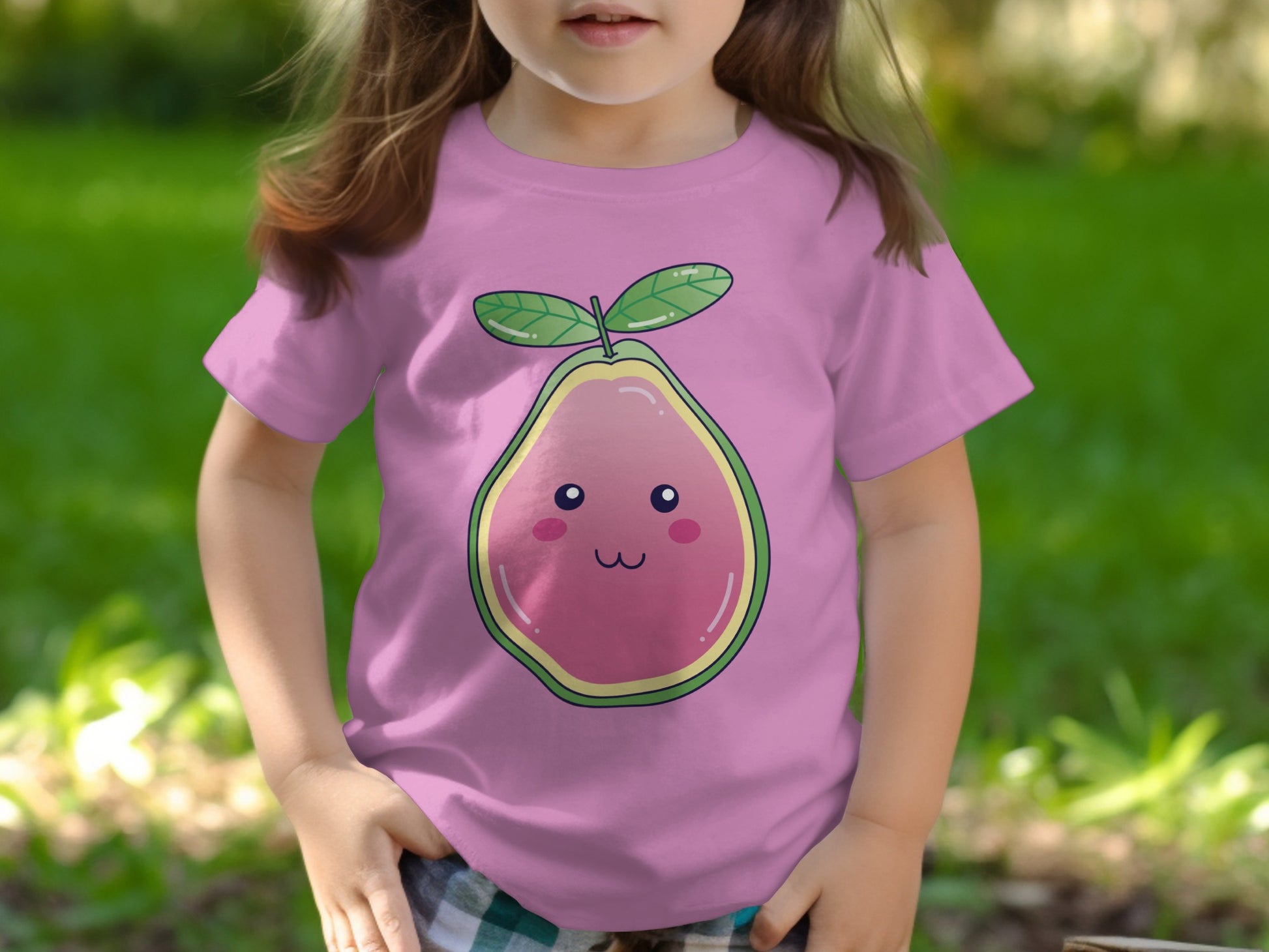 Cute Kawaii Fruit Character Kids T-Shirt Product