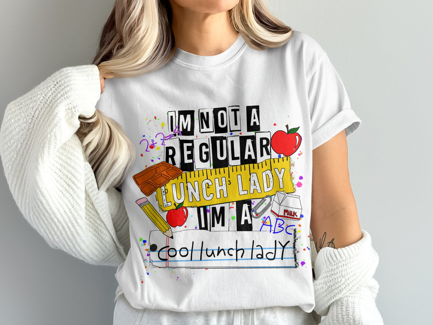 Im Not A Regular Lunch Lady Im A Cool Lunch Lady Shirt