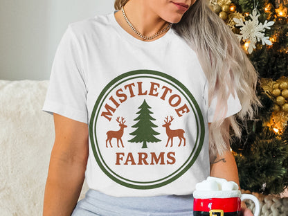 Mistletoe Farms Christmas Tree Graphic Tee