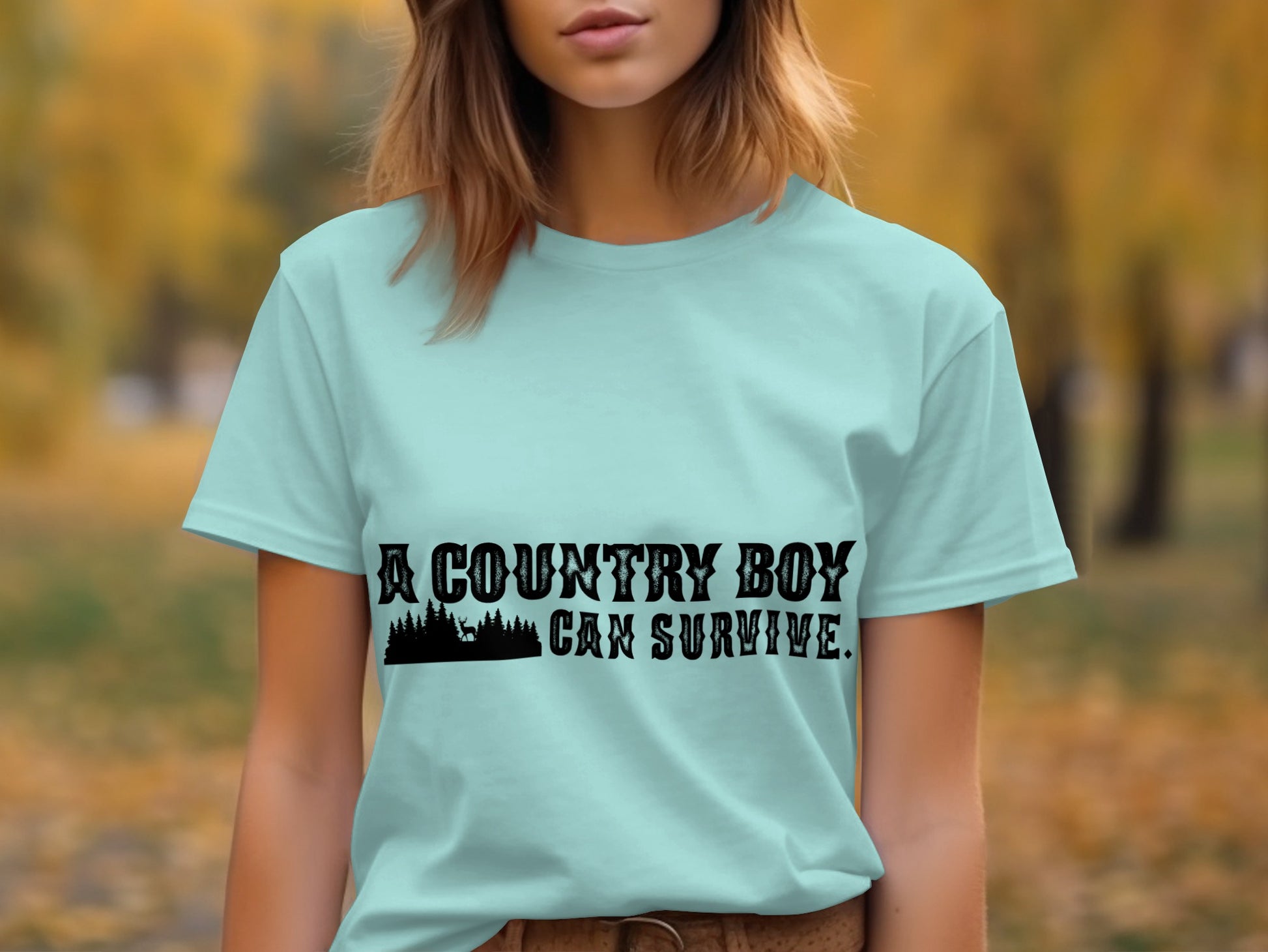 A Country Boy Can Survive Graphic T-Shirt
