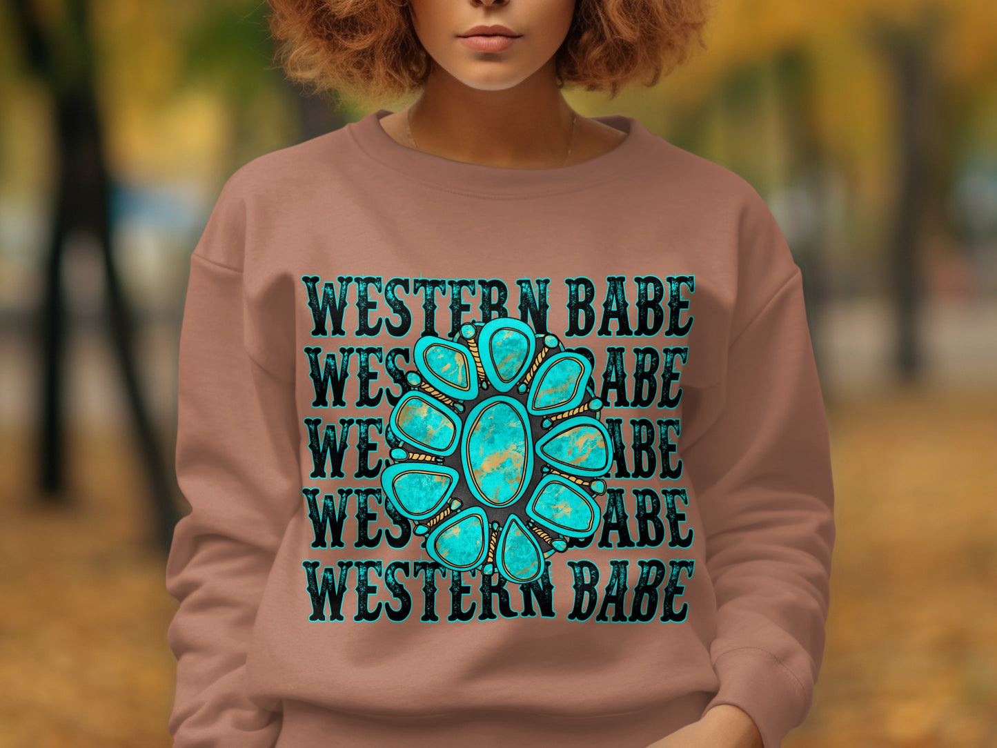 Western Babe Graphic Sweatshirt Apparel