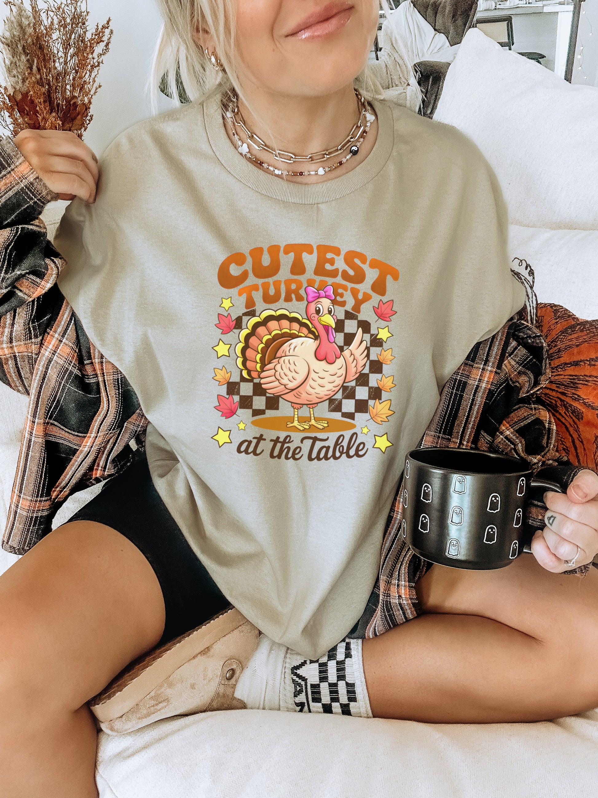 Cutest Turkey At The Table Graphic Tee