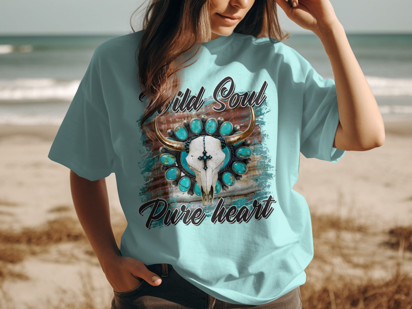 Wild Soul Pure Heart Graphic T-Shirt