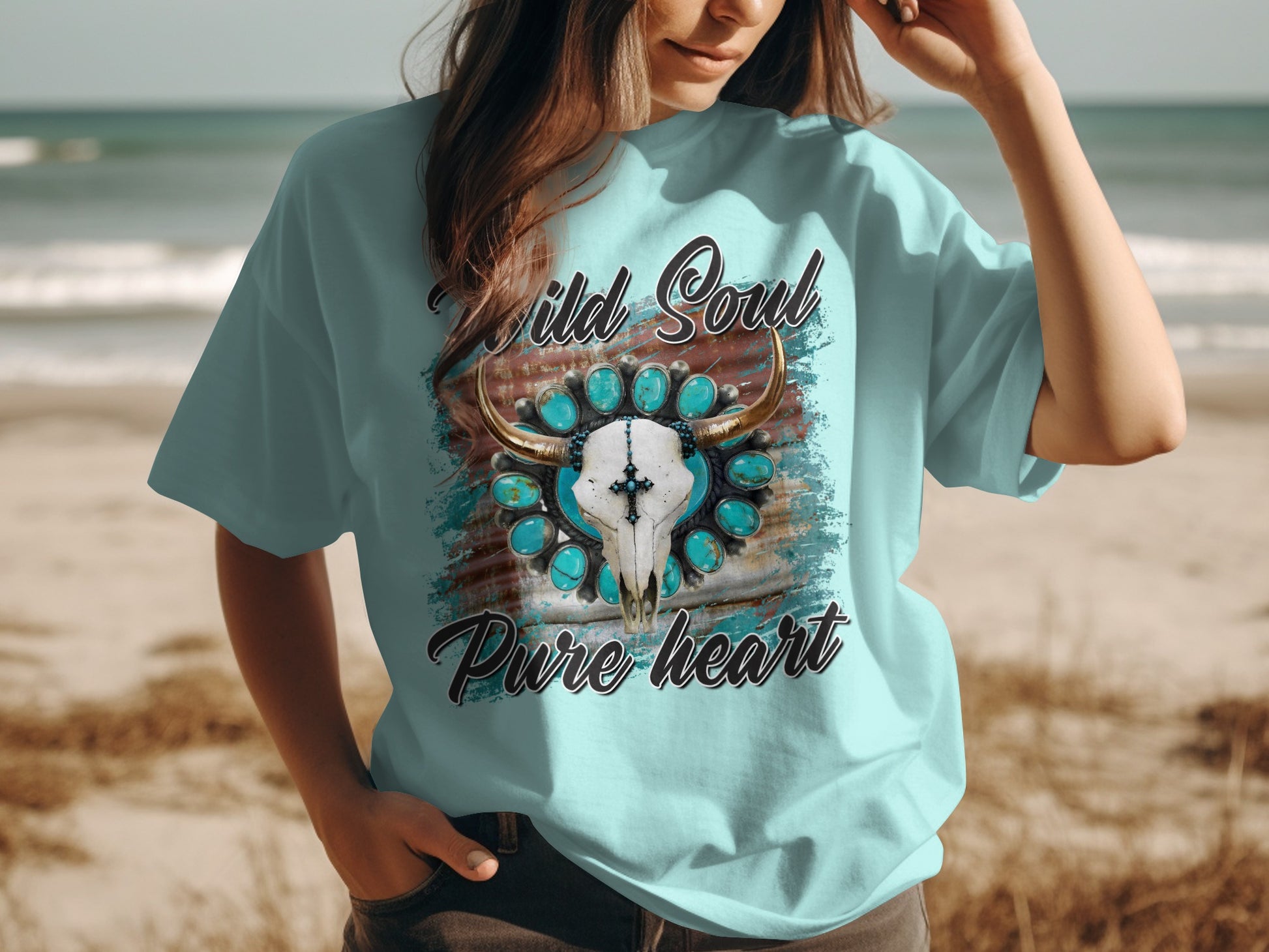 Wild Soul Pure Heart Graphic T-Shirt
