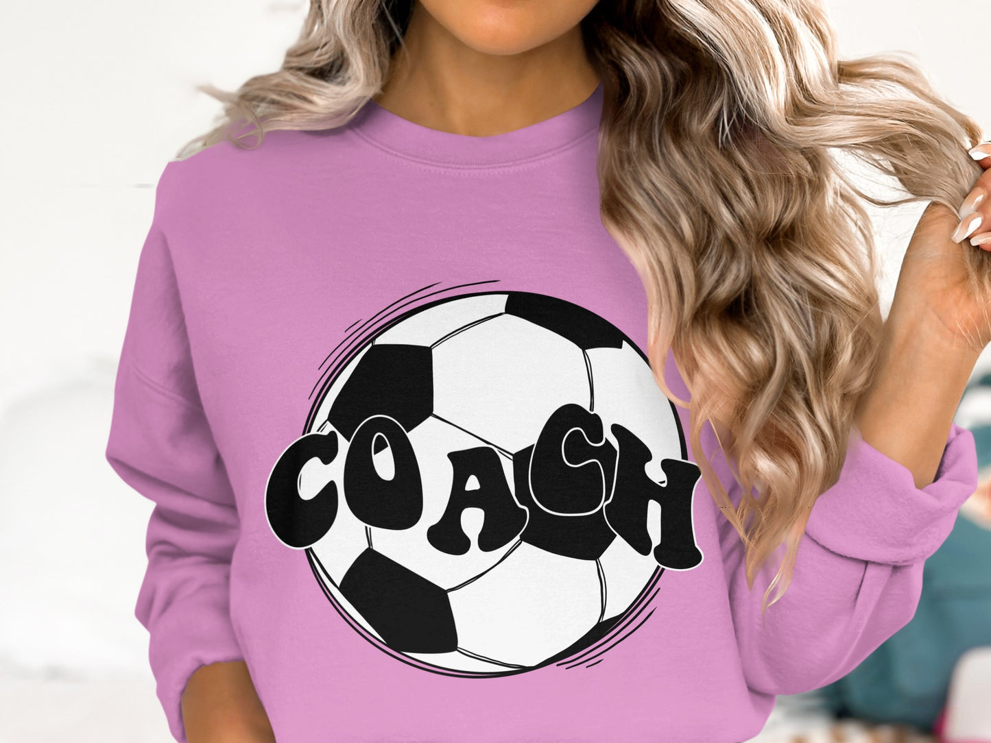 Soccer Coach Graphic Sweatshirt