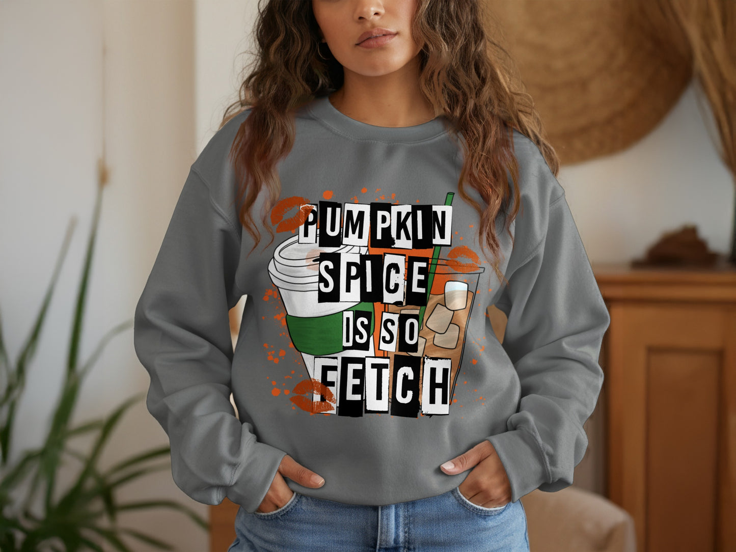 Pumpkin Spice Is So Fetch Graphic Sweatshirt
