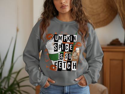 Pumpkin Spice Is So Fetch Graphic Sweatshirt