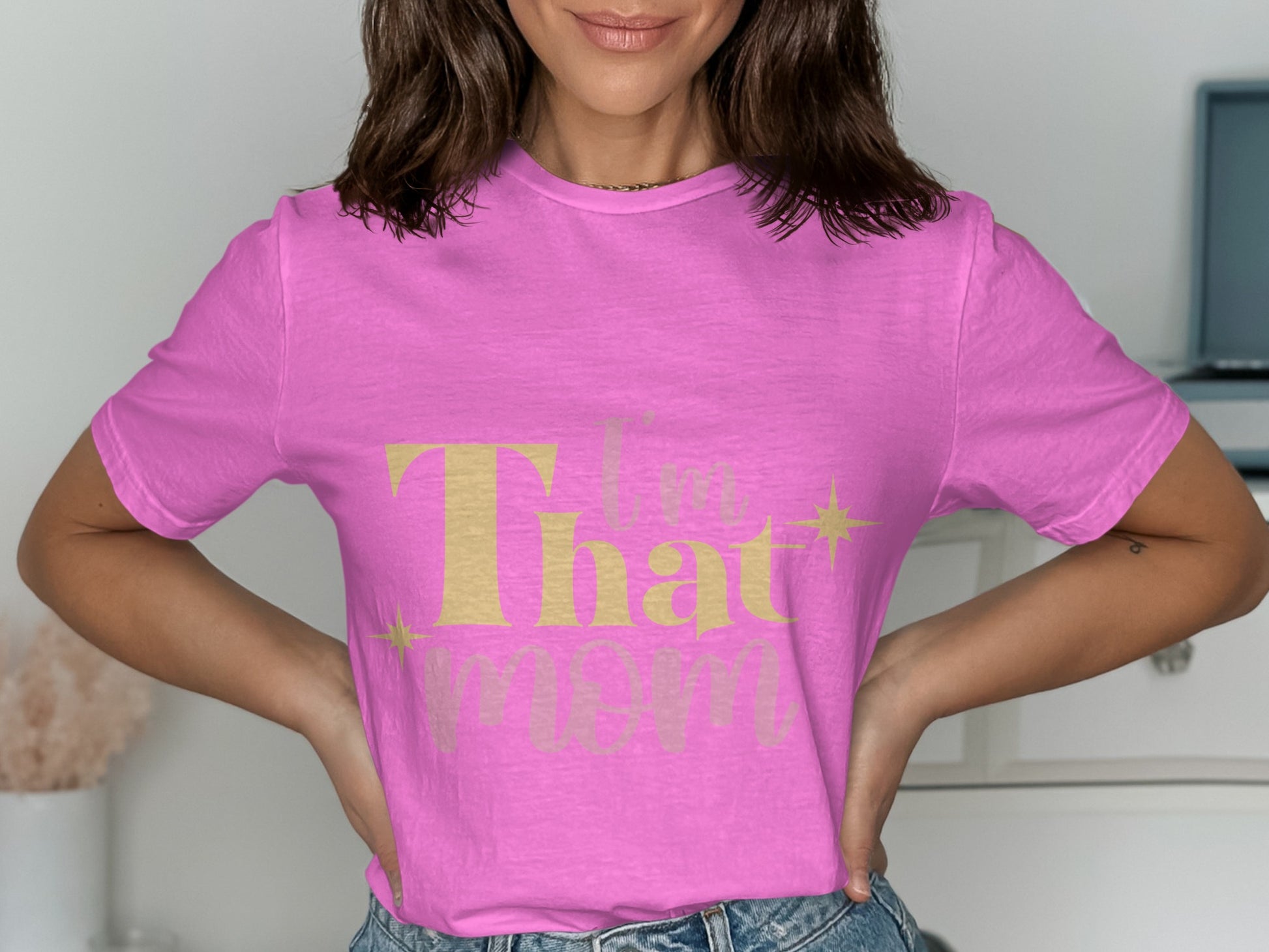I'm That Mom Pink Tee Shirt Product