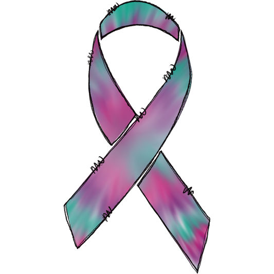 Multi-colored Awareness Ribbon with Unique Design