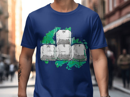 Artistic Gaming Keyboard Concept Men's T-Shirt