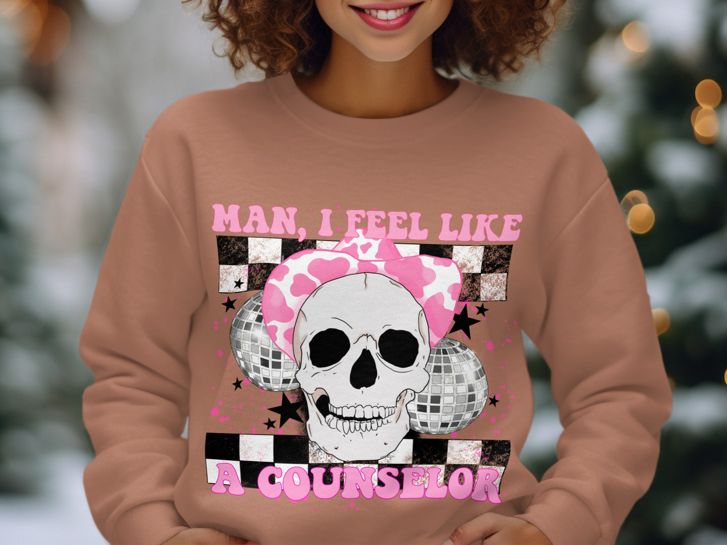 Man I Feel Like a Counselor Christmas Sweater
