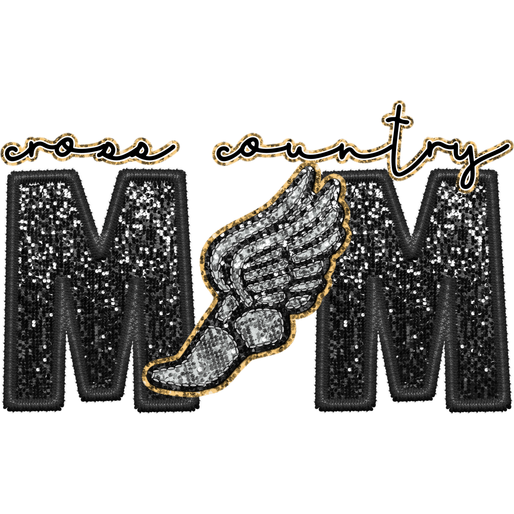 Cross Country MM Embroidered Patch Decor Fashion