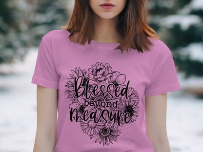 Blessed Beyond Measure Graphic Tee for Women