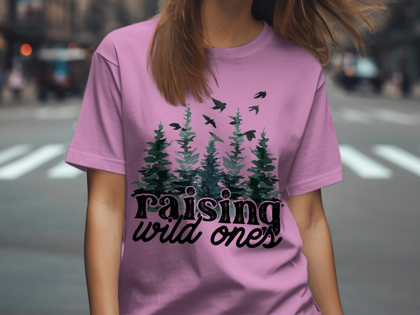 Raising Wild Ones Graphic T-Shirt for Nature Lovers