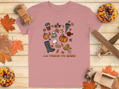 Fall Makes Me Basic Graphic Tee Product
