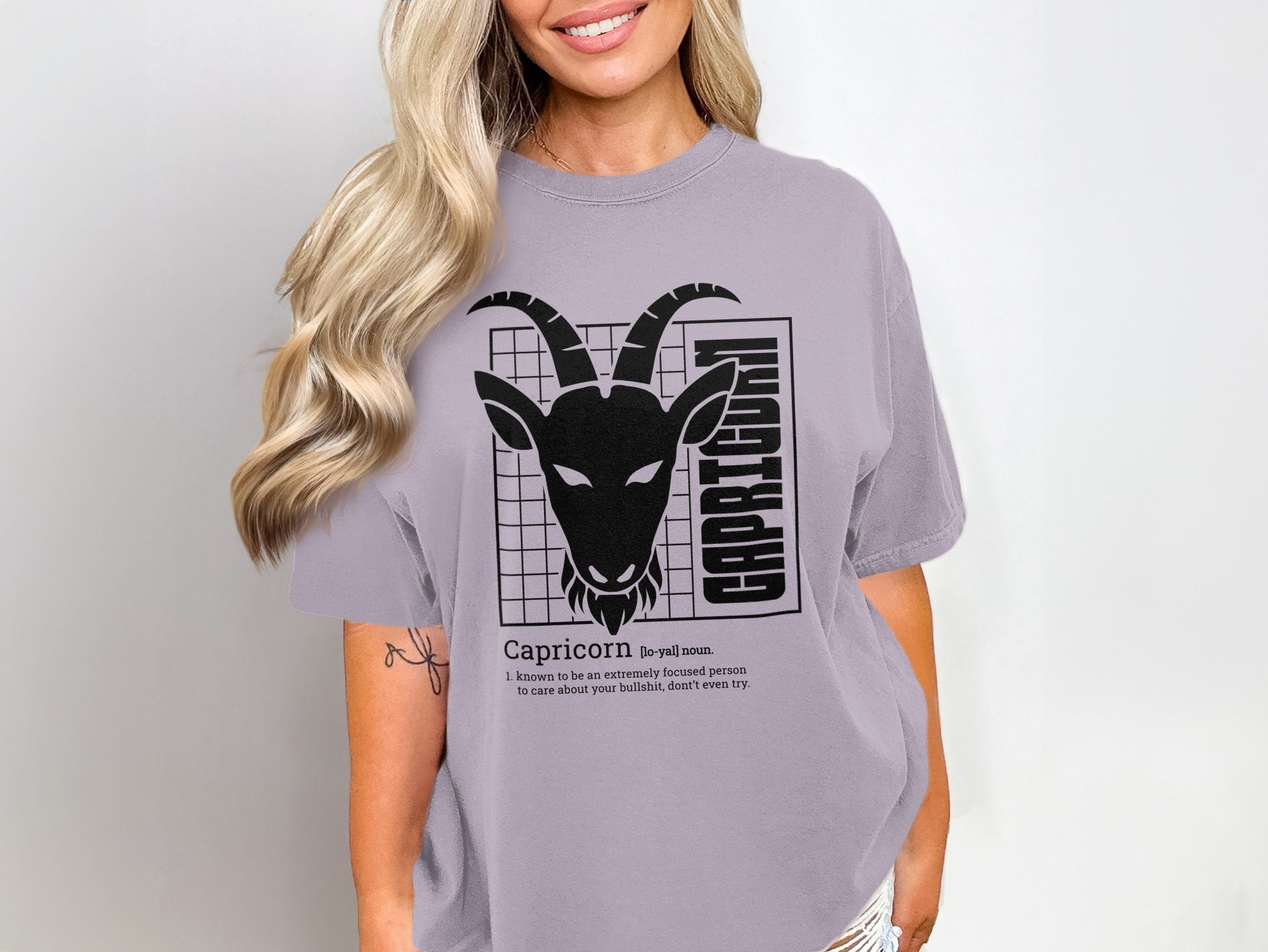 Capricorn Zodiac Sign Graphic Tee Shirt