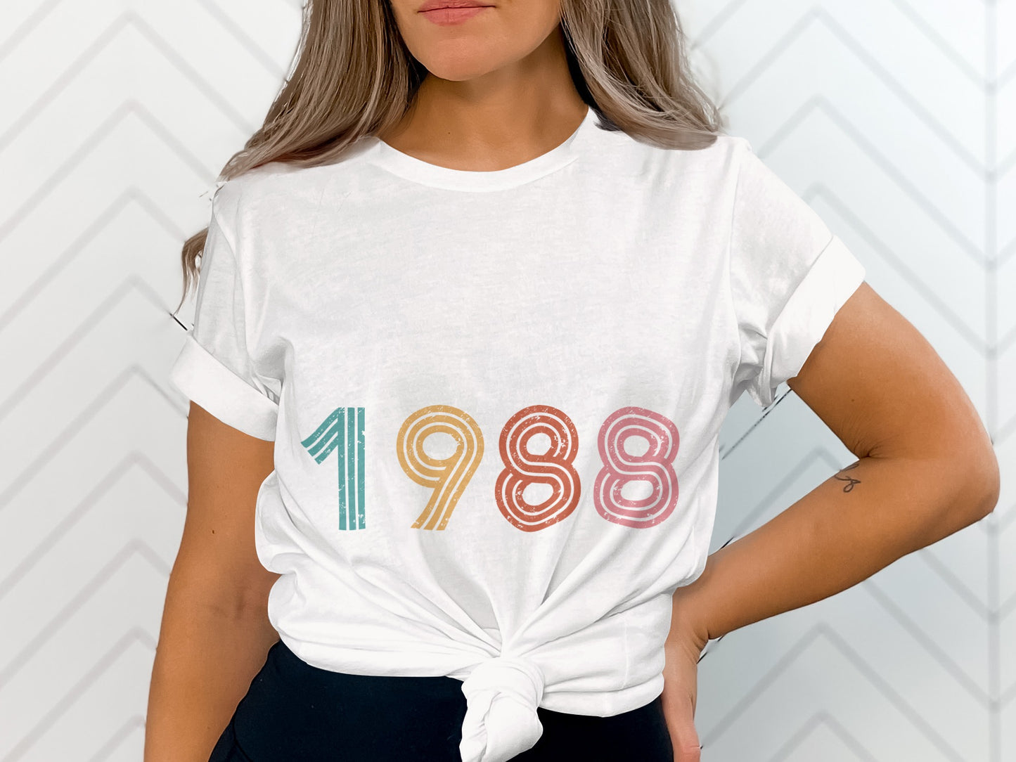 1988 Retro Styled Graphic Tee Shirt