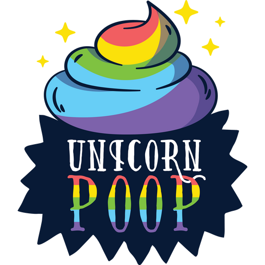 Colorful Unicorn Poop Rainbow Design product