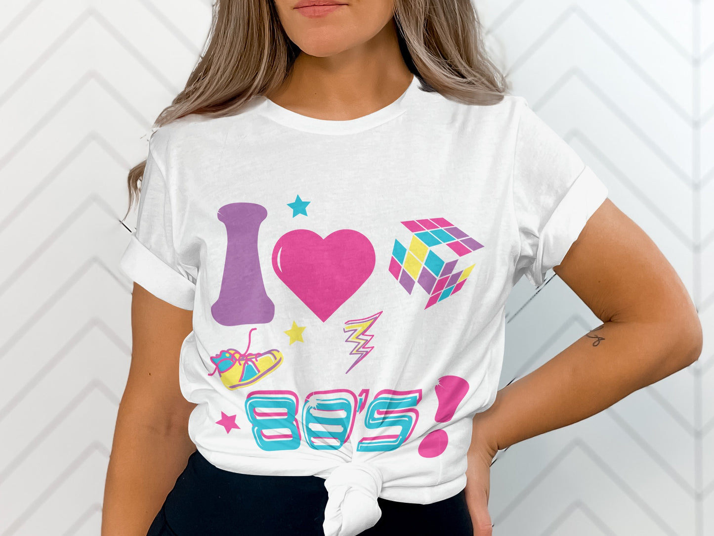 I Heart 80's Graphic T-Shirt for Retro Fashion