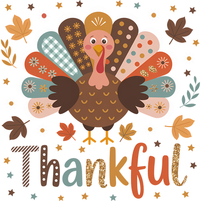 Festive Thanksgiving Thankful Turkey Decor