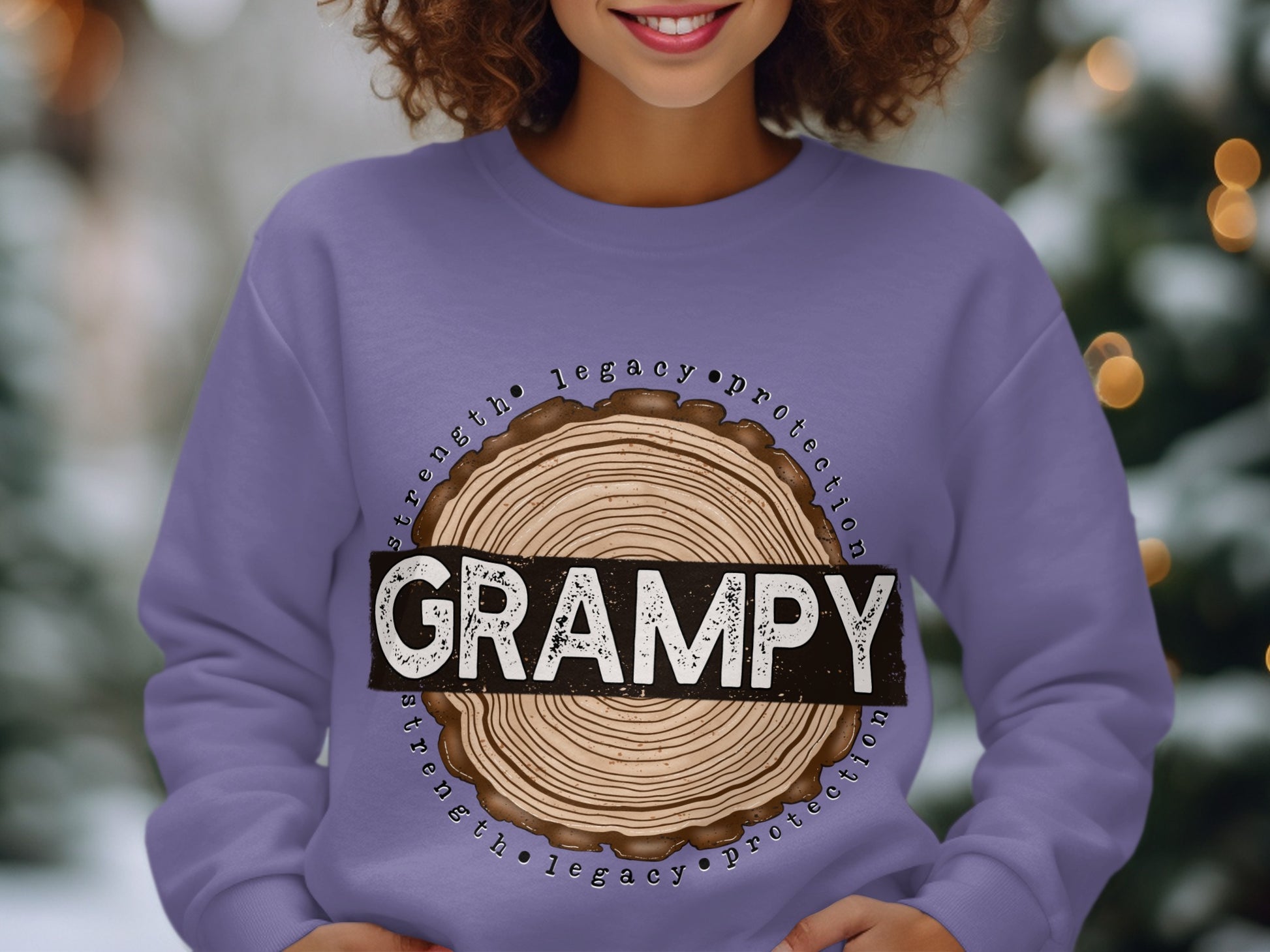 Grampy Strength Legacy Protection Graphic Sweatshirt