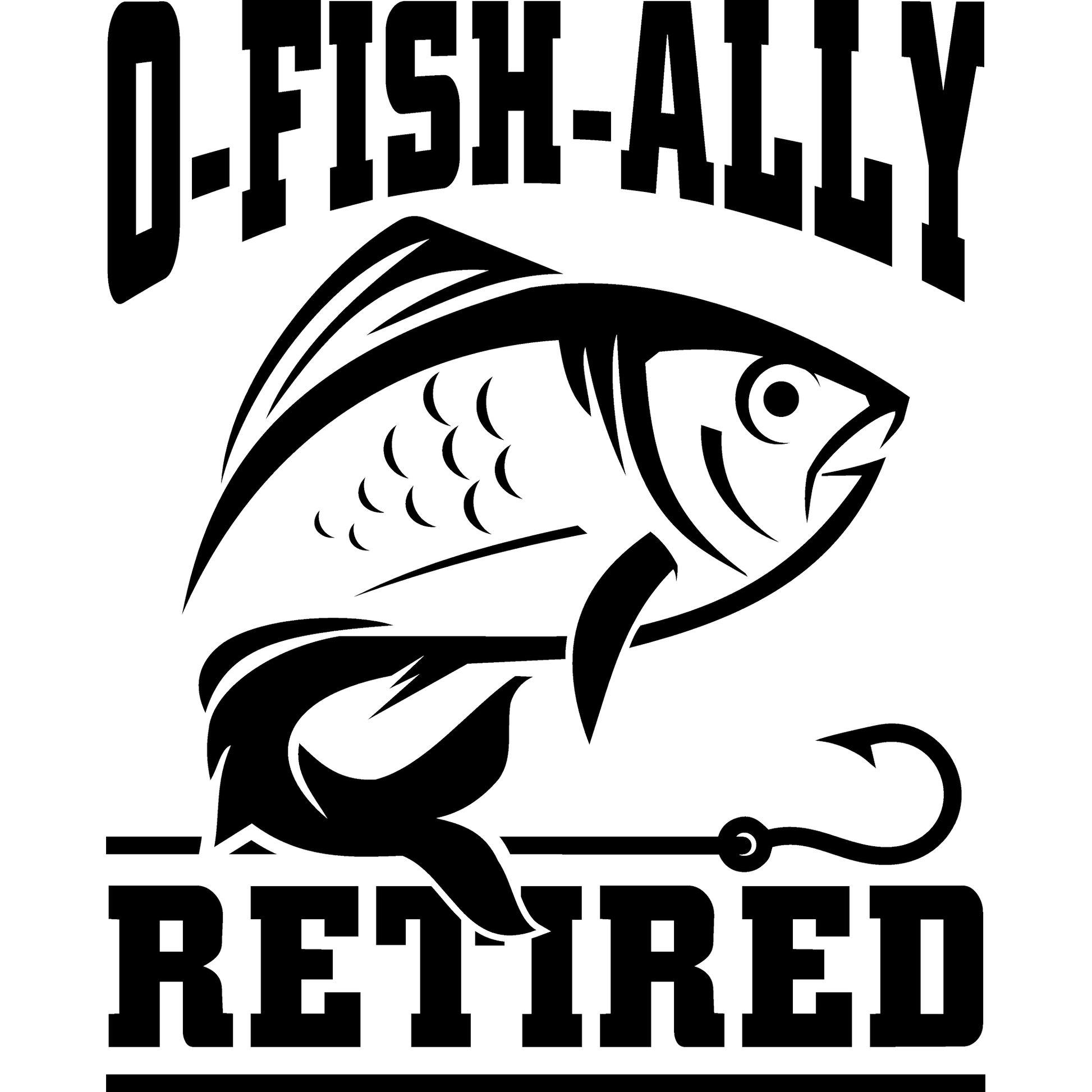 O-Fish-Ally Retired Fish Hook Design Product