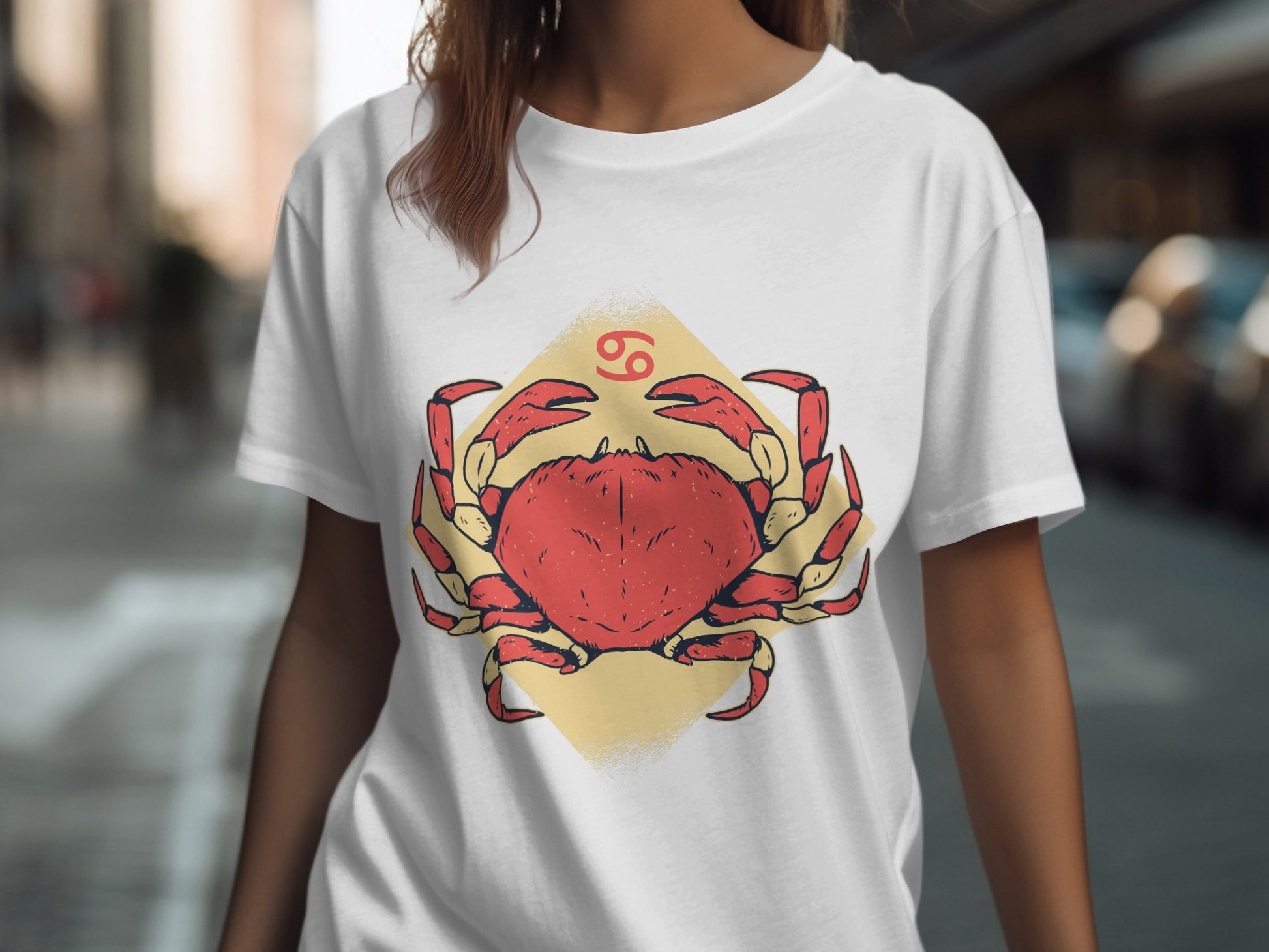 Cancer Zodiac Symbol Crab Graphic T-shirt product