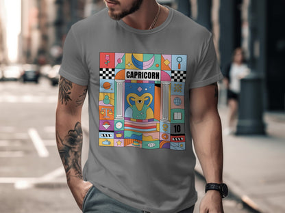 Capricorn Horoscope Design Graphic Tee Product