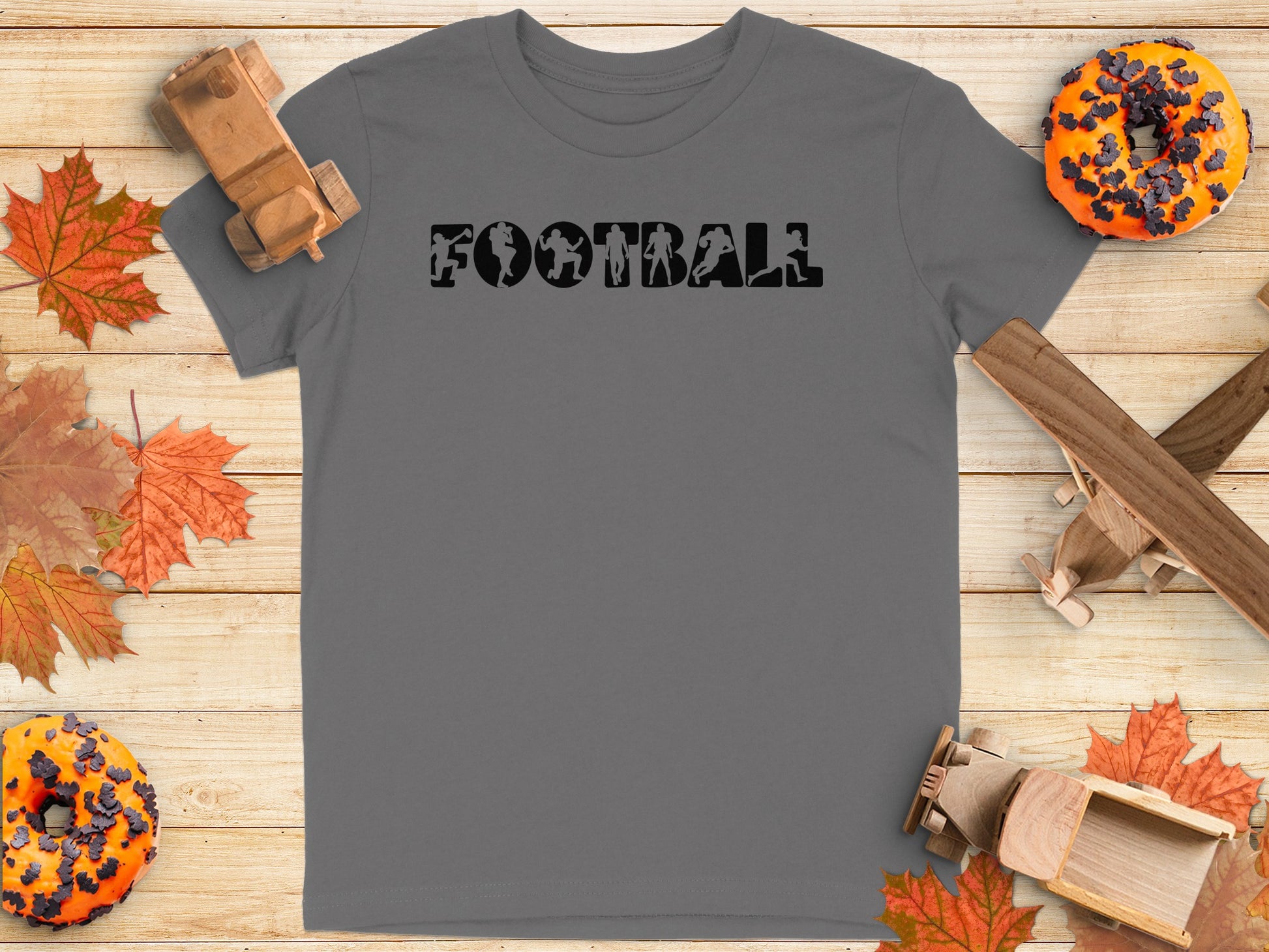Football Graphics Short Sleeve Casual T-shirt product