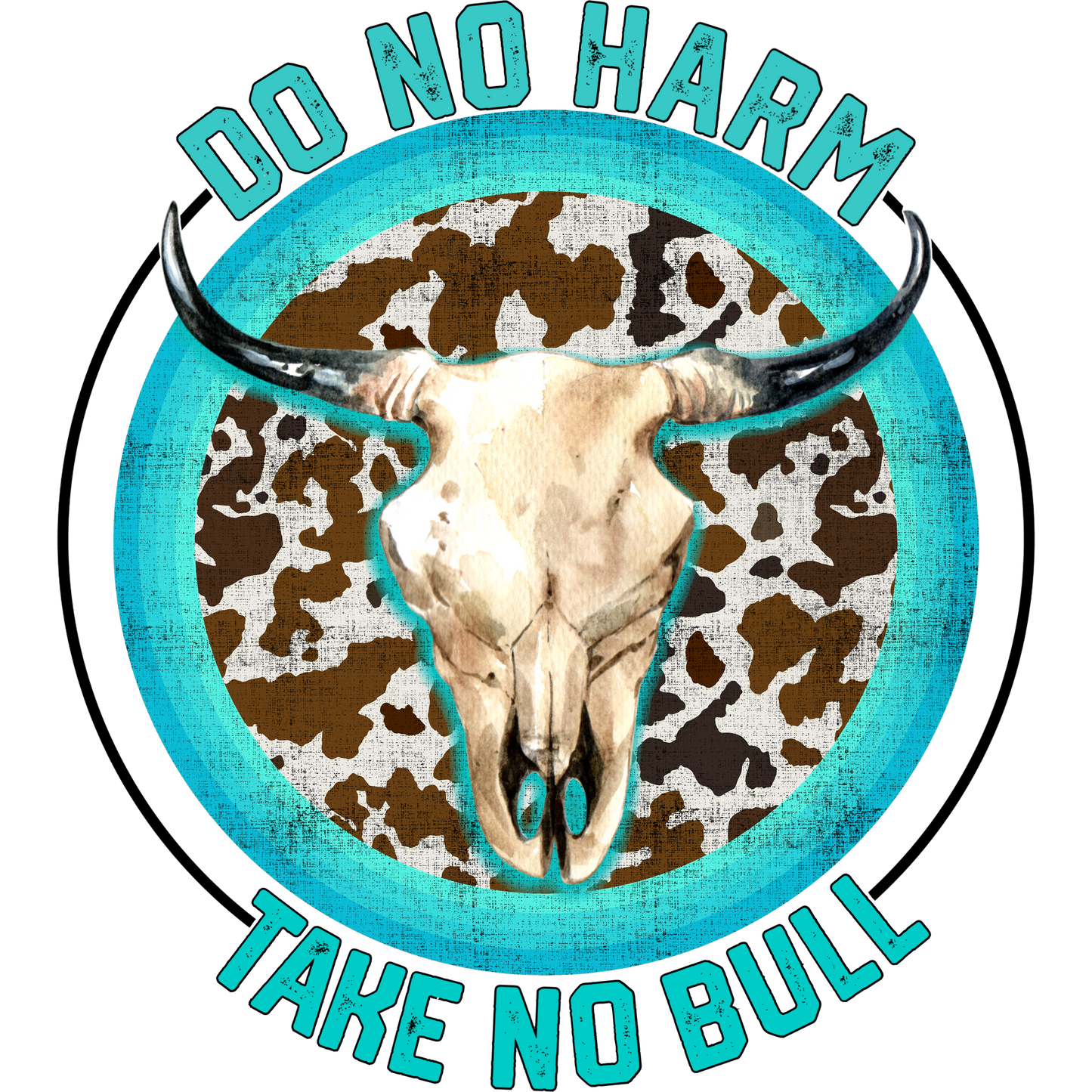 Western T-Shirt, Cow Skull Tee, Do No Harm, Take No Bull Graphic Shirt, Trendy Tshirt, Graphic Tee, Cool Top, Animal Skull, Cowboy Shirt
