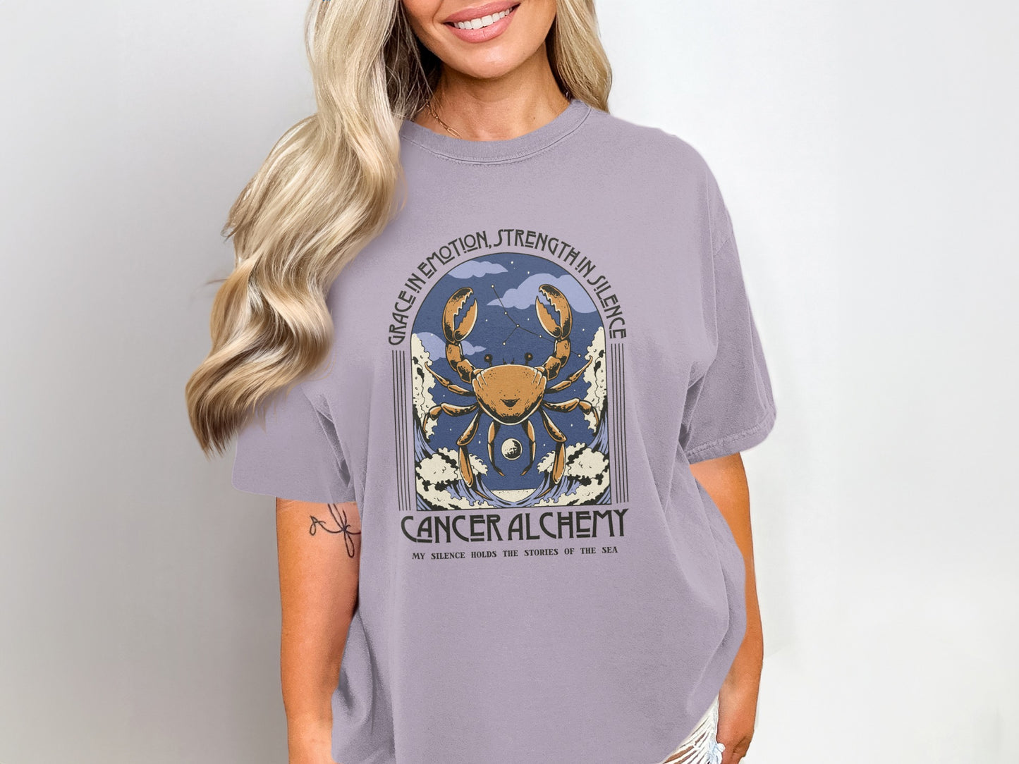 Grace in Emotion Strength in Silence Cancer Alchemy Shirt