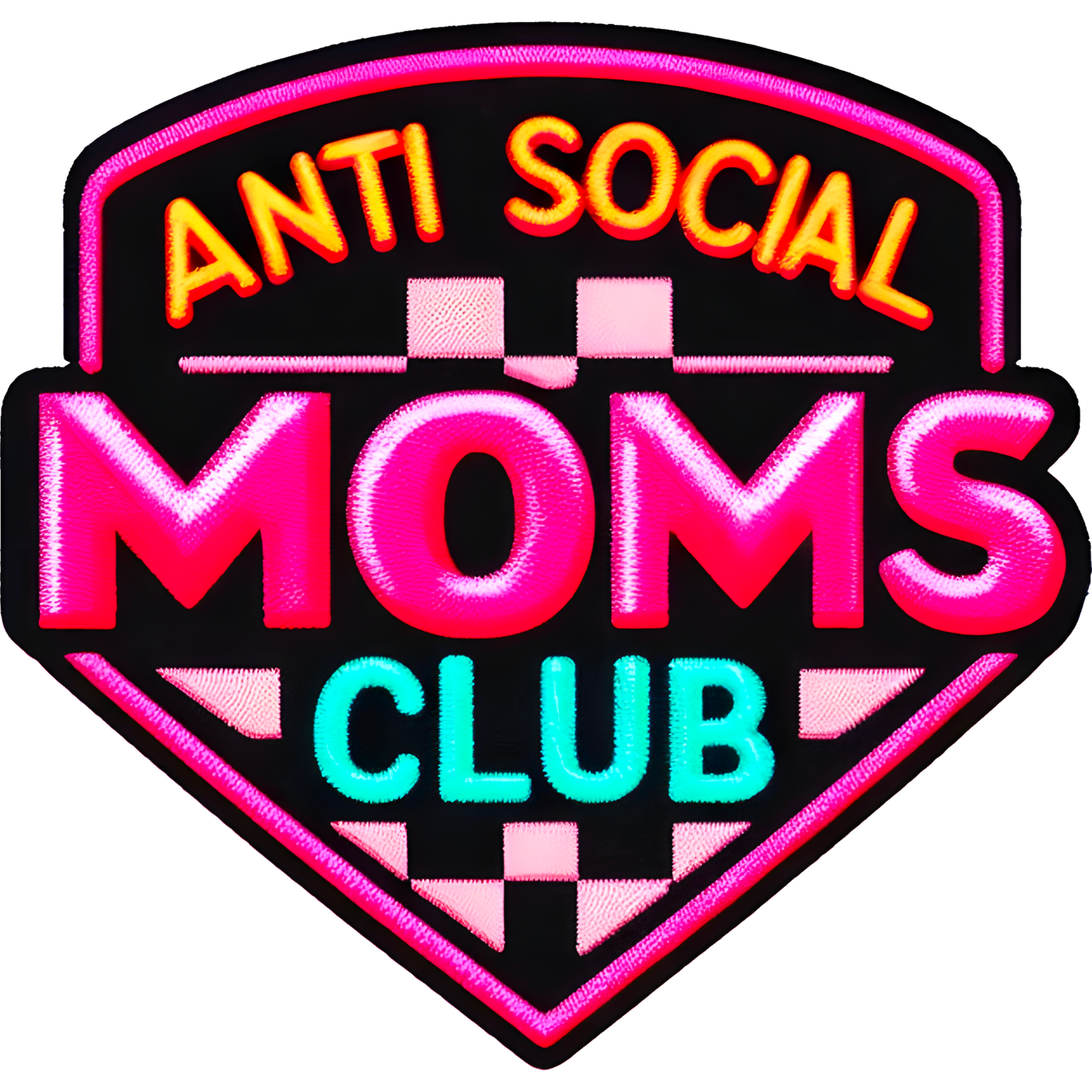 Anti Social Moms Club Vibrant Logo for Products