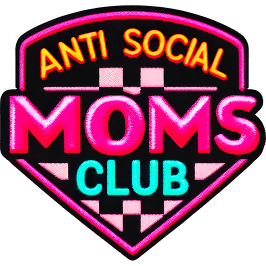Anti Social Moms Club Vibrant Logo for Products
