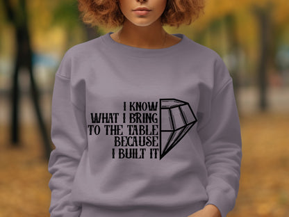 I Know What I Bring To The Table Sweater